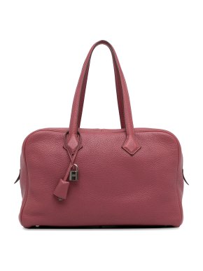 Hermes Clemence Victoria II 35 Shoulder Bag