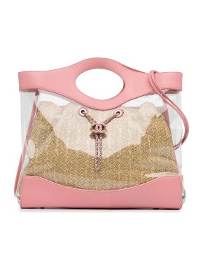 Chanel Pink PVC 31 Shopping Tote