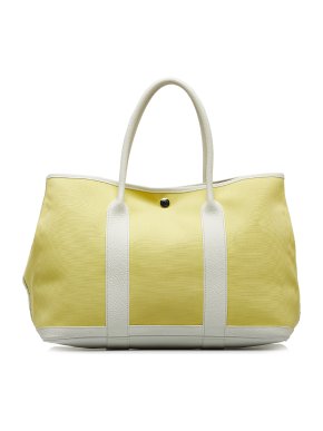 Hermes Yellow Toile Garden Party TPM 1