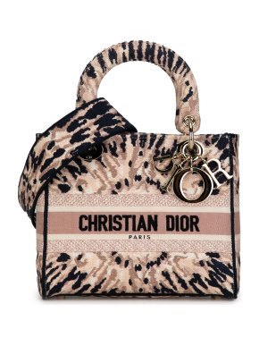 Dior Brown Medium Tie-Dye Lady D-Lite
