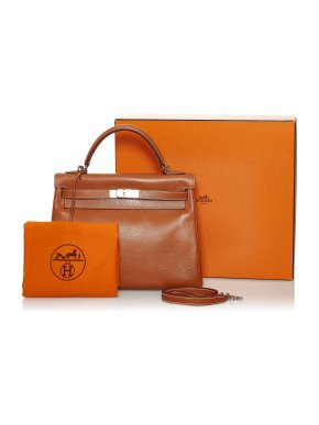 Hermes Tan Epsom Kelly Retourne 32