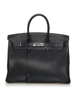 Hermes Black Epsom Leather Birkin 35