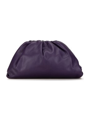 Bottega Veneta Purple Leather The Pouch