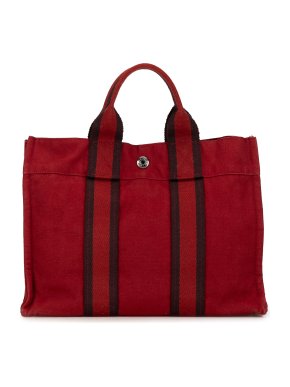 Hermes Red Fourre Tout PM Tote Bag