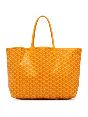 Goyard Yellow Goyardine Saint Louis GM Tote Bag