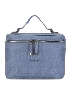 Dior Blue Cannage Diortravel D-Lite Vanity Case