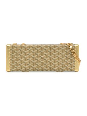 Goyard Gold Goyardine Saint-Honoré Trunk Bag