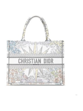 Dior Grey Medium Reve d'Infini Book Tote