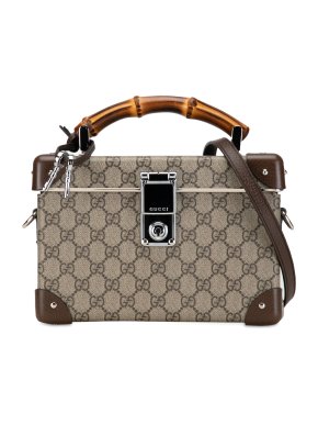 Gucci GG Supreme Bamboo Vanity Bag