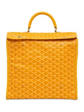 Goyard Yellow Goyardine Saint Leger Backpack