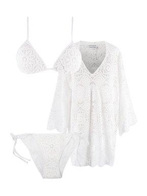 Borgo De Nor White Crochet Divona Tie Bikini Brief 3