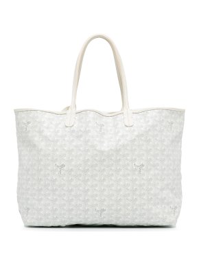 Goyard White Goyardine Saint Louis PM