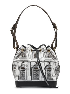 Louis Vuitton x Fornasetti Architettura Noe MM Bucket Bag