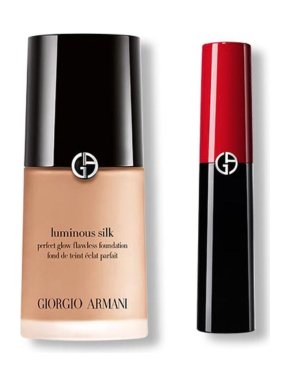 Giorgio Armani Luminous Silk Foundation 5.75 and Lip Power Lipstick 109 Set