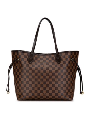 Louis Vuitton Damier Ebene Neverfull MM Tote Bag