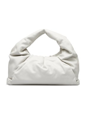Bottega Veneta White Medium The Shoulder Pouch
