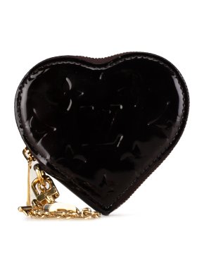 Louis Vuitton Monogram Vernis Heart Coin Purse