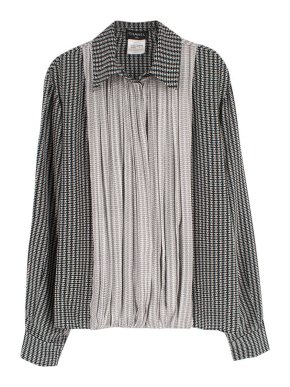 Chanel Monogram CC Silk Shirt