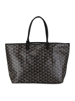 Clated Canvas Black Goyardine Saint Louis PM