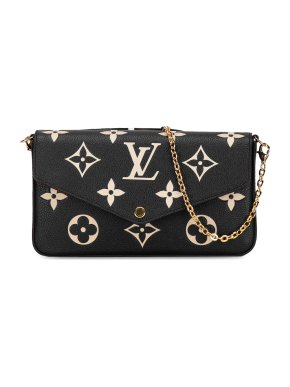 Louis Vuitton Black Monogram Empriente Bicolor Pochette Felicie