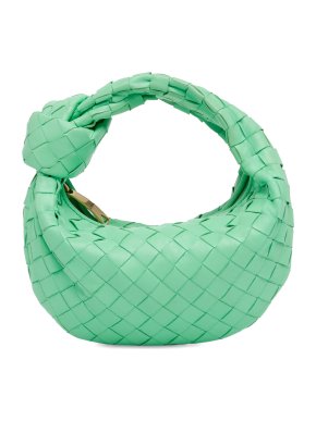 Bottega Veneta Green Mini Intrecciato Jodie