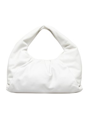 Bottega Veneta White Medium The Shoulder Pouch