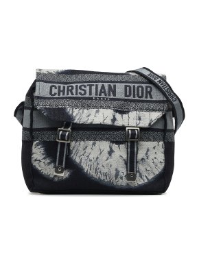 Dior Navy Tie Dye Diorcamp Messenger Bag