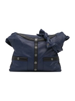 Chanel Navy Large Girl Crossbody Bag