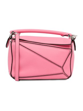 Loewe Pink Mini Puzzle Bag