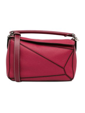 Loewe Red Small Puzzle Bag