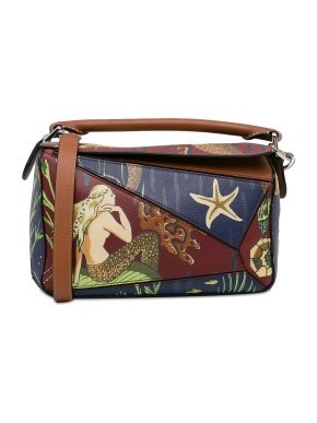 Loewe x Paulas Ibiza Small  Mermaid Puzzle Bag