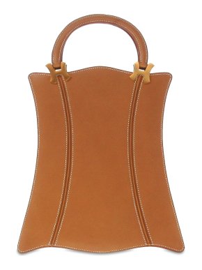 Hermes Vintage  Gold Box Calf Tree Tote Bag