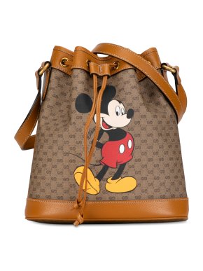 Gucci Micro GG Supreme Mickey Mouse Bucket Bag