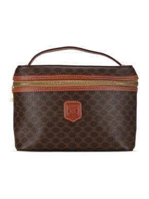 Celine Brown Macadam Vanity Case