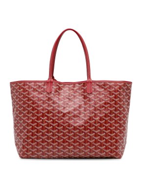 Goyard Red Goyardine Saint Louis PM Tote Bag