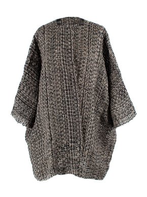 Daniela Gregis Tweed Jacket with Safety Pin Detail