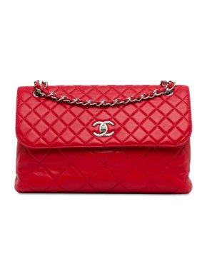 Chanel Red Calfskin In The Business Flap Bag