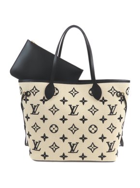 Louis Vuitton Monogram Embroidered Cotton By The Pool Neverfull MM