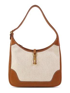 Hermes Toile Barenia Trim II 31 Shoulder Bag