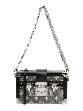 Louis Vuitton Monogram Jacquard Denim Petite Malle Trunk