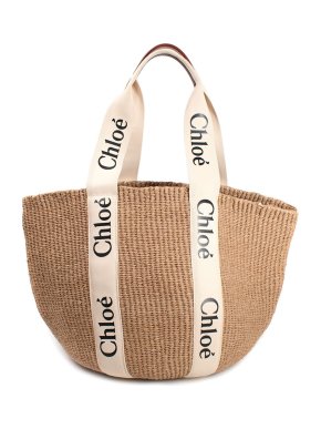 Chloe Woody Paper Basket Bag
