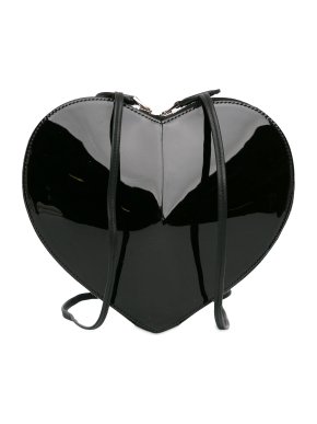 Alaia Black Patent Crossbody Le Coeur Heart