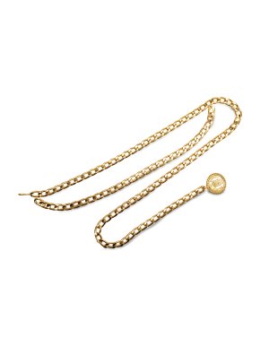 Chanel CC Medallion Chain-Link Belt