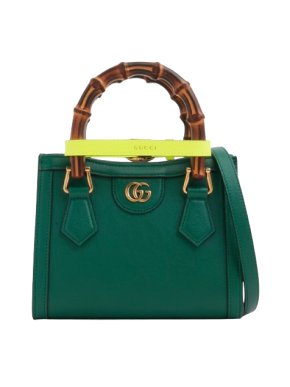 Gucci Green Bamboo Mini Diana