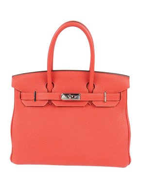 Hermes Birkin 30 Retourne in Coral Togo Leather with Palladium Hardware 1