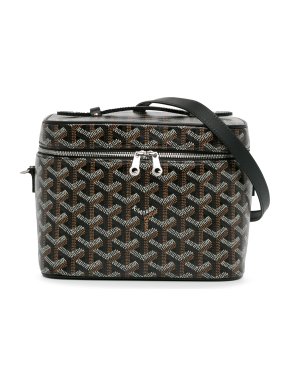 Goyard Black Goyardine Muse Vanity Case
