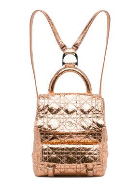 Dior Small Metallic Cannage Stardust Backpack