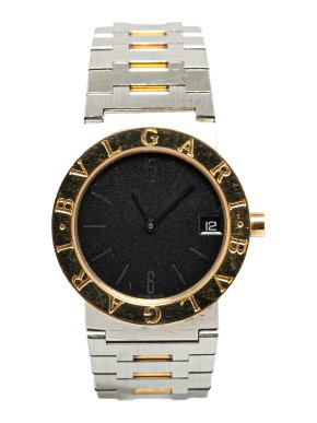 Bvlgari Quartz Stainless Steel 18K Yellow Gold Bvlgari Bvlgari Watch