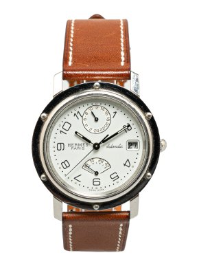 Hermes Automatic Stainless Steel Clipper Watch