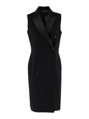Ralph Lauren Black Double Breasted Blazer Dress